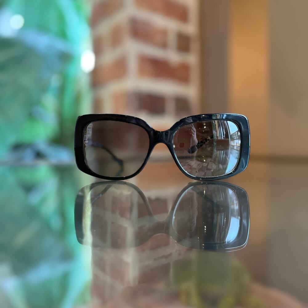 BVLAGRI 8146-B 5325/11 Black Acetate Square Sunglasses